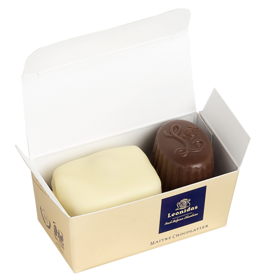 Image sur MINI BALLOTIN 2 PRALINES OR